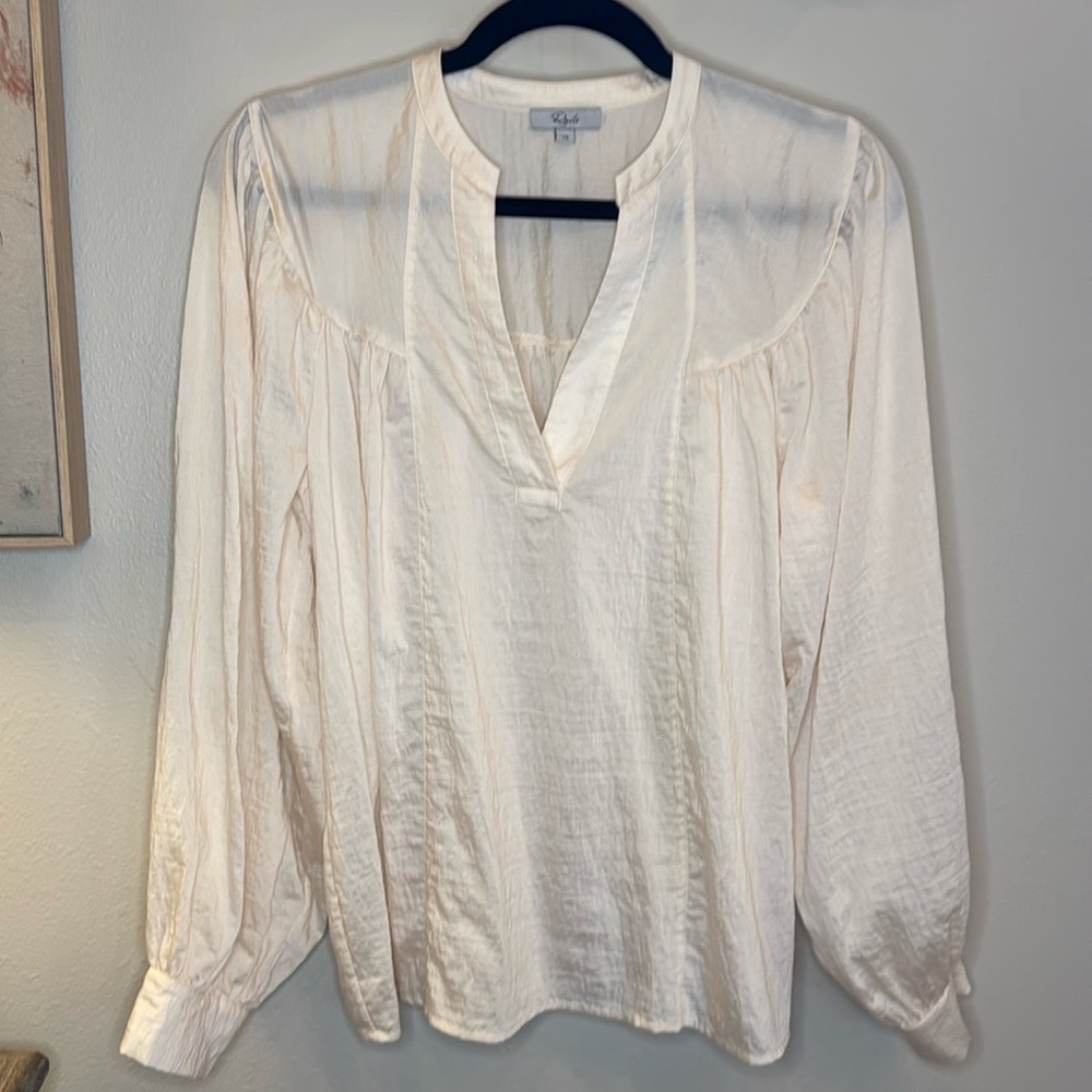 Rails Fable Cream Blouse - XS‎ - Picture 4 of 16